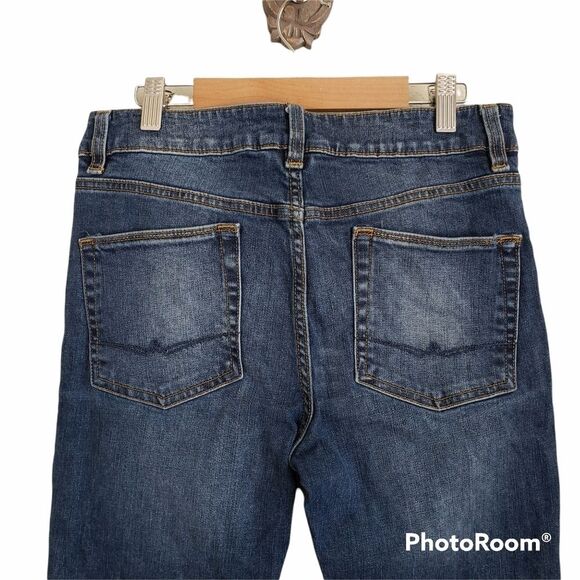 Asos fit waist denim blue mid rise skinny jeans 30/30 - Picture 4 of 7